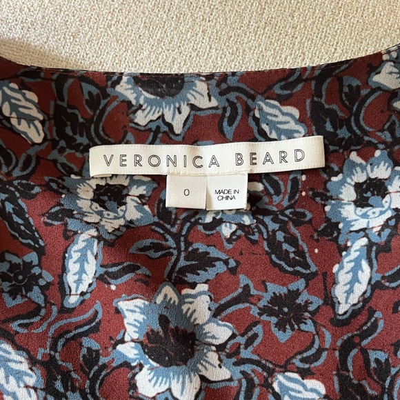 Veronica Beard Anjali Silk Ruched Mini Dress - Picture 6 of 7